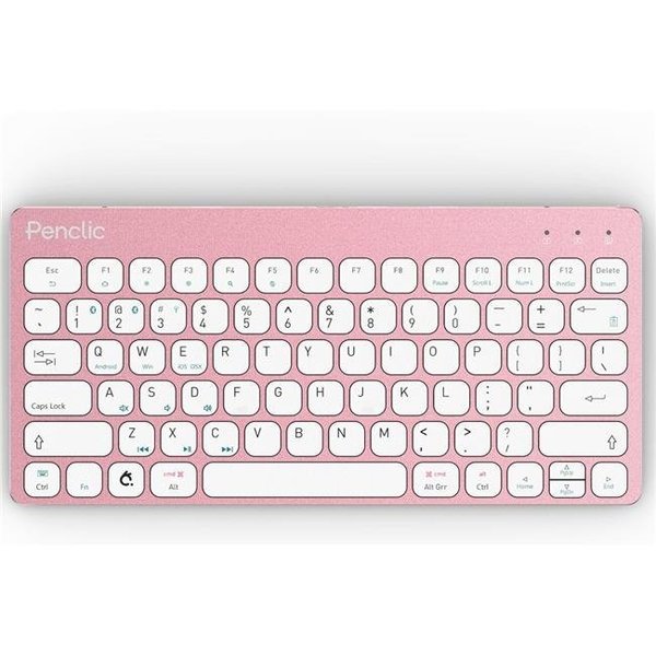 Penclic Penclic 2059-US KB3 Mini Keyboard Bluetooth; Wired - Pink 2059-US